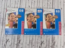 HP Premium Plus Photo Paper Inkjet  4x6 High Gloss 100 Sheets Lot of 3 (300)