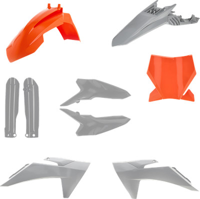 ACERBIS Full Body Kit - '25 Orange/Gray - Fits SX 65 '24-'25 2986998211