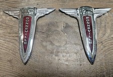 1997 Pontiac Bonneville 40th Anniversary C-pillar Emblems Gm 25669179 Oem 1997 Pontiac Bonneville 40th Anniversary C-pillar Emblems Gm 25669179 Oem