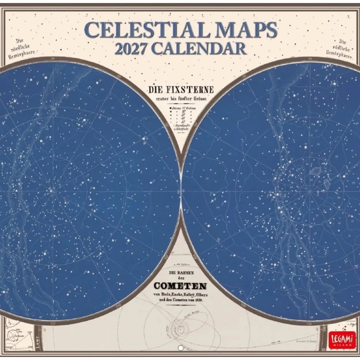 Celestial Maps Calendar 2027, Wall Calendars, Month To View, Natural World, Gift - Image 2