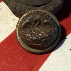 Dug Post Civil War 💥 🇺🇸 💣 Louisiana Staff Coat Button PH LA