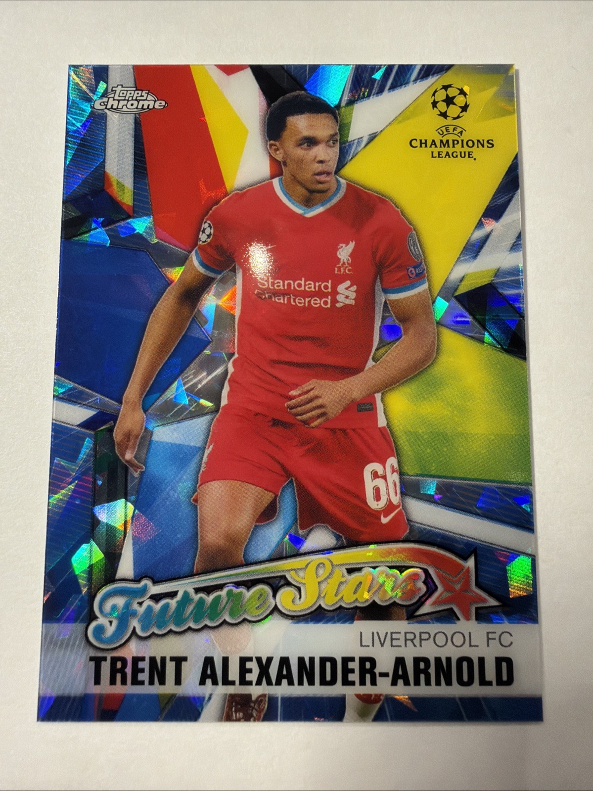 2020-21 Topps Chrome UEFA Sapphire TRENT ALEXANDER-ARNOLD Future Stars Refractor