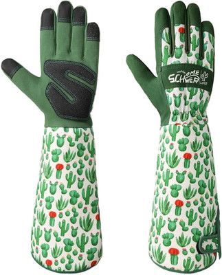 Gardening Gloves for Women, Rose Pruning Gloves with Reinforced Fingertips & Pal