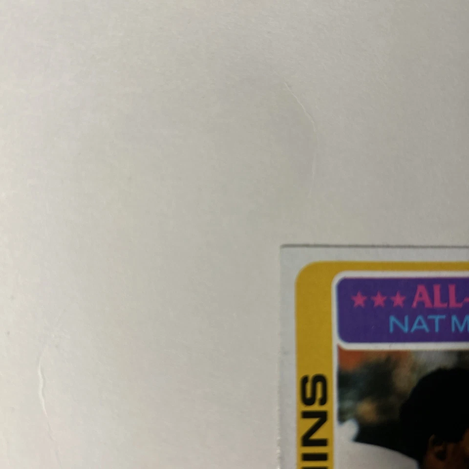 Topps 1978 Nat Moore #440  NM-MT to Mint Dolphins Pack Fresh Sharp Centered - Image 4 of 4