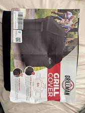 Premium Grill Cover for Outdoor Grill - Heavy-Duty 64" L x 24" W x 48" H Black