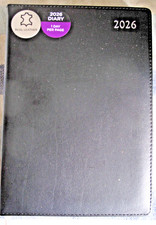 Genuine Letts of London Real Leather A5 2026 Diary Day to Page with Appointments