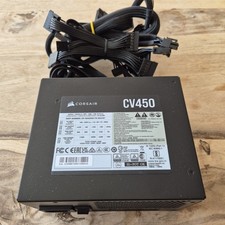 Corsair CV450 ATX 450W 80 PLUS Bronze Certified Used PC Power Supply Unit PSU