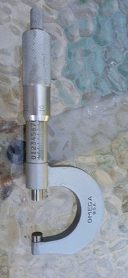 Vintage OMEGA Outside Micrometer - Watchmaker Bench Repair ToolVintage OMEGA 