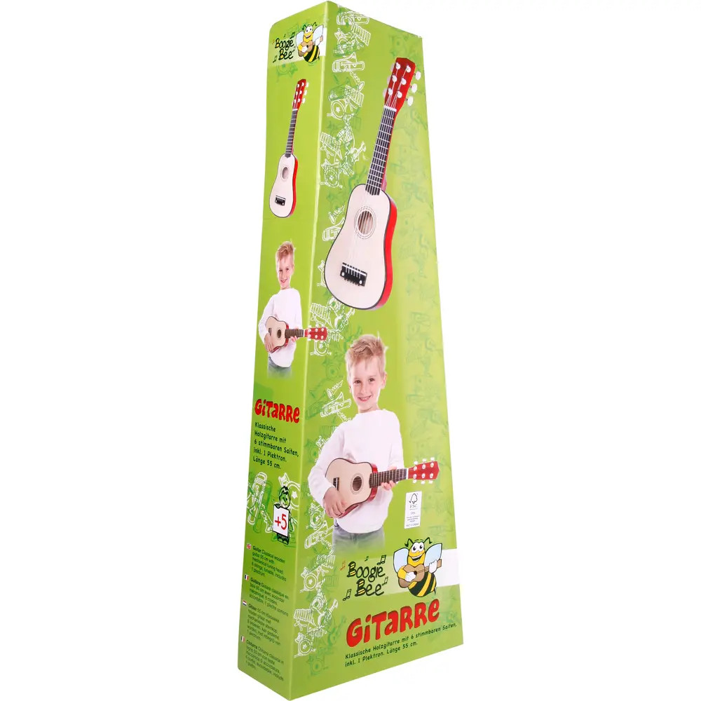 Vedes Großhandel Gmbh - Ware Boogie Bee Holzgitarre Mit 6 Saiten 55 Cm - Image 3