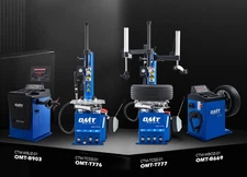 OMT Tire Changer and Wheel Balancer Combo with Bead Seating 24" Rim Clamp