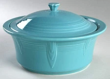 Homer Laughlin  Fiesta Turquoise  2.5 Quart Round Covered Casserole 12255549