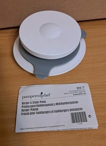 Pampered Chef Burger And Slider Press #1174 New No Box Use And Care Pamphlet 