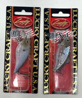 LUCKY CRAFT ' LV RTO LIPLESS CRANKBAIT ' MIXED LOT OF 2 ' 2.5" '