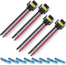 Pigtail Socket Female Nylon Adapter Wiring Harness Connector for /4 Pack