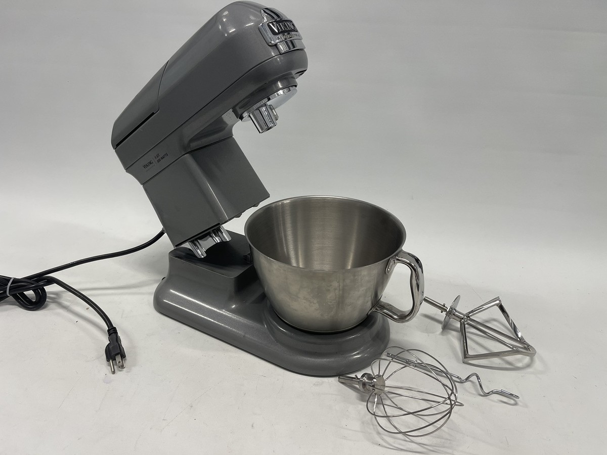 VIKING PROFESSIONAL VSM500 GRAY 5 QT MIXER 800W W/ 2 ATTACHMENTS
