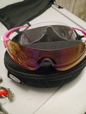 Tifosi Synapse in Pink with pink lens and bag, holding case clear lens