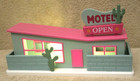 Summer Theme MCM Lighted Motel Decor Target Bullseye Playground 2024, 11"x5"x4" — photo 7