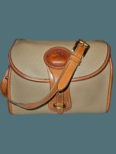 Dooney  Bourke Vintage All Weather Leather Essex Medium Crossbody Bag Made USA