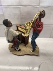 Duncan Royale Jazz Band Sax, & Piano Ebony Figurines Le 5000