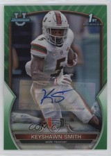 2022 Bowman U Chrome Prospect Green Refractor 92/99 Keyshawn Smith #55 Auto 0u66