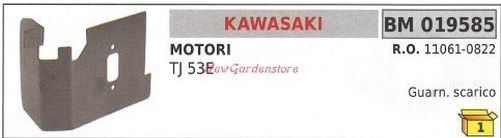 Dichtung Auspuffanlage Kawasaki Hecke-SchneidgeräTe Tj 53E 019585-image