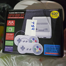SUPER MINI SFC Nintendo SNES Mini Console 620 Built-In Games 2 Controllers RCA