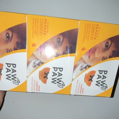 PAW PAW Clarifying Bar Soap Papaya Vitamin E Skin Brightening Daily Use Face
