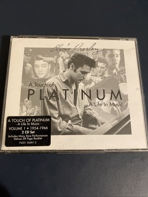 ELVIS PRESLEY~A TOUCH OF PLATINUM - A LIFE IN MUSIC~1998 UK REMASTERED 2-CD SET