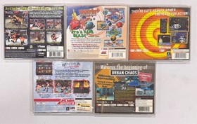 5 Dreamcast Games Lot - CIB, Complete - Urban Chaos, Worms Armageddon, WWF
