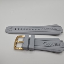 Swiss Legend Neptune Watch Strap Band Silicone Gray for 53mm model ONLY