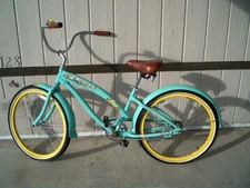 VINTAGE NIRVE CRUISER BIKE SUNSHINE HANDMADE TIRES 26 X 2.125