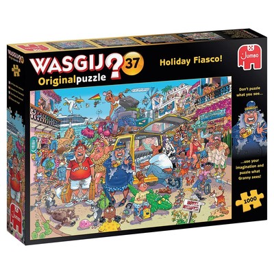 Jumbo Wasgij Original 37 - Holiday Fiasco Unique Collectable Jigsaw Puzzle fo...