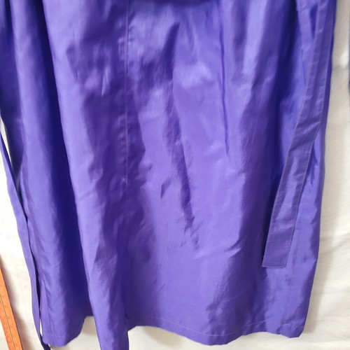 Purple Windbreaker Trench Forecaster Boston Women's 6 Jacket Coat Long - Picture 10 of 13