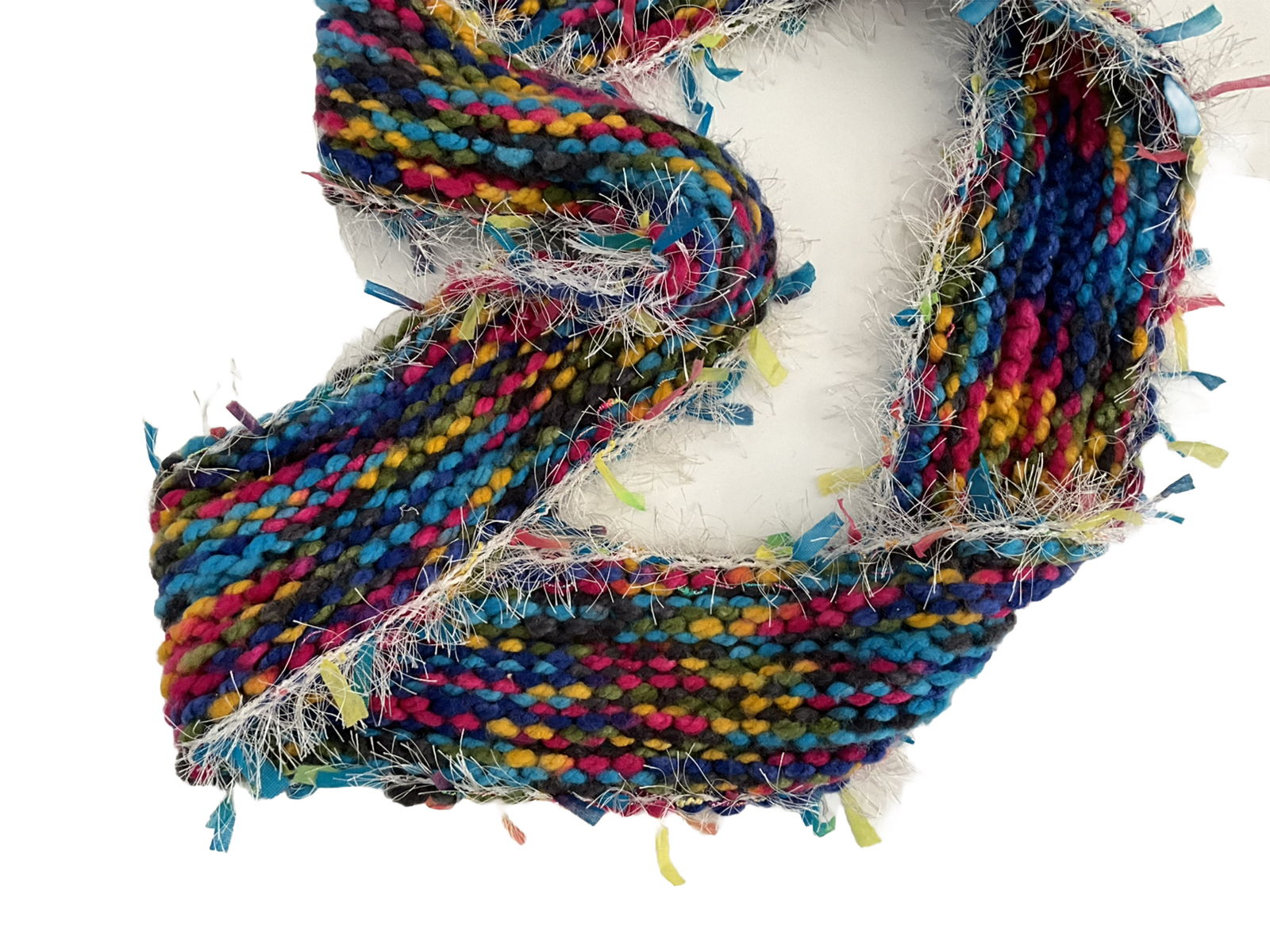ARTESIAN MULTI COLORED INFINITY  WOOL SCARF - image 2