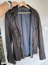 Men’s Muubaa Leather Shirt M