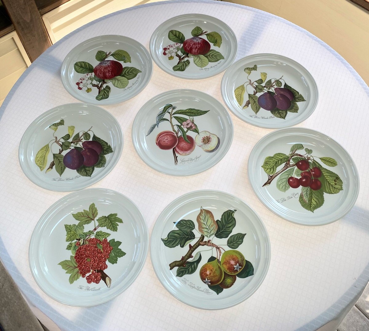 New Portmeirion Pomona 10.5” Dinner Plate White Goddess Of Fruit