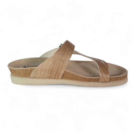 Sandalias de Tanga Mephisto Helen Metálicas "Sand Havana Animal Print" Para Mujer 10/40 - Imagen 8 de 10