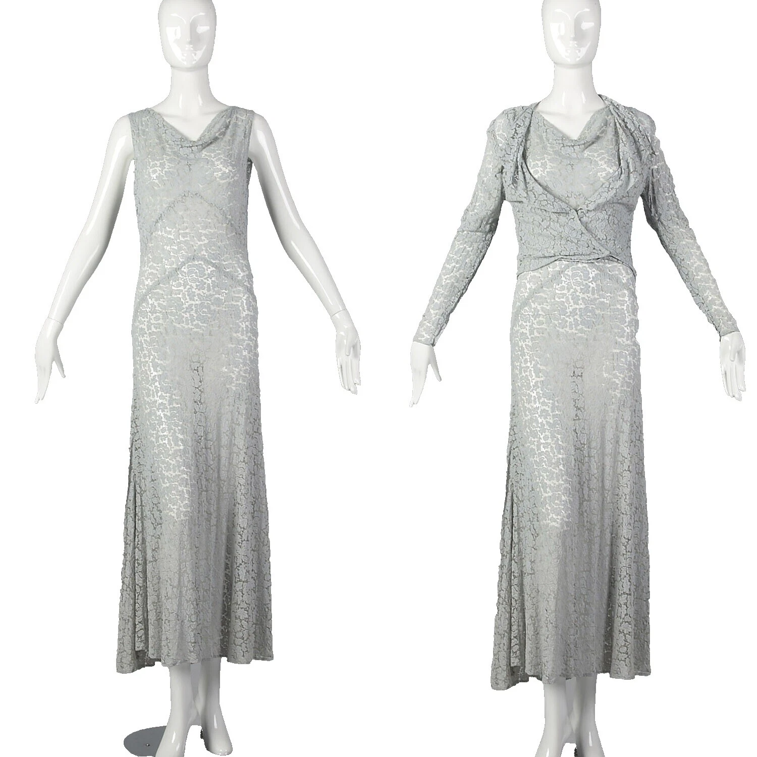 Women's Formal Vestidos Vintage década 1930s