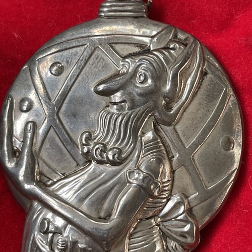 Vintage 1977 Gorham Sterling Silver Santa's Helper Elf Ornament 4.25x2.25" - Picture 2 of 4