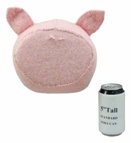Fiona Walker England Handmade Organic Semi Porky Pig Head Hanging Wall Decor - Bild 4 von 4