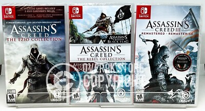 Assassin's Creed Bundle w/ 3 Games - Nintendo Switch - New