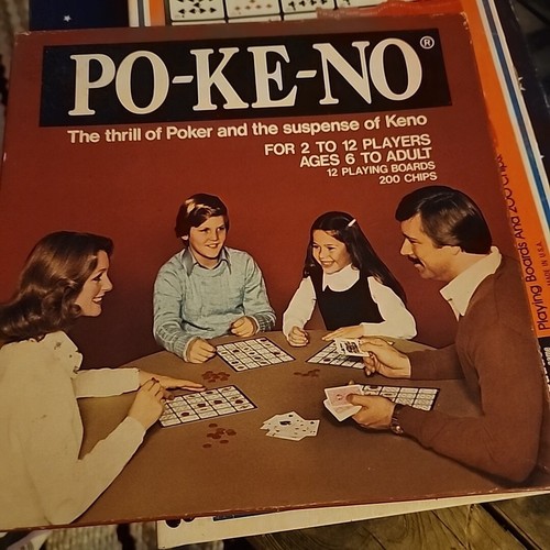 Vintage 60's PO-KE-NO Poker Keno Game by US Playing Card Co - Picture 6 of 6