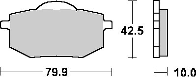 Plaquettes de frein KH136 Street pour remplacer vos freins usés