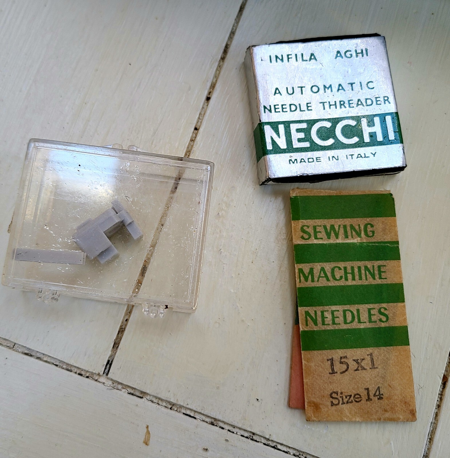 Vintage Necchi Sewing Machine w/ MANY Accessories Manual Attachments UNTESTED eBay