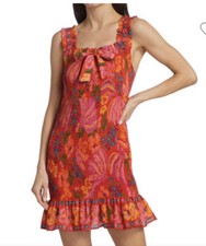 Farm Rio Spring Bananas Mini Dress - Size s