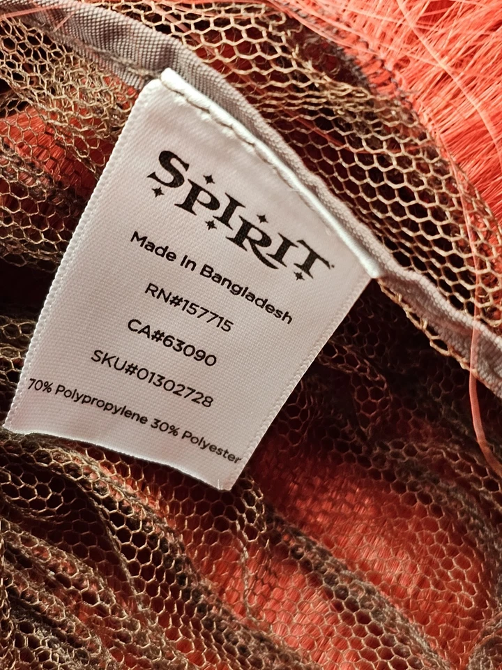 PELUCA PELO ROJO LARGO MARCA SPIRIT HALLOWEEN DISFRAZ TALLA ÚNICA Foto 4 de 4