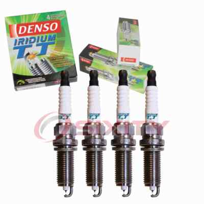 4 pc Denso Iridium TT Spark Plugs for 2010-2015 Toyota Prius 1.8L L4 ba