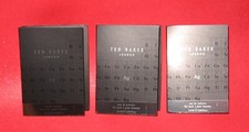 3x Ted Baker AG Silver Cologne Eau De Toilette EDT Pour Homme 1.5ml Sample Size