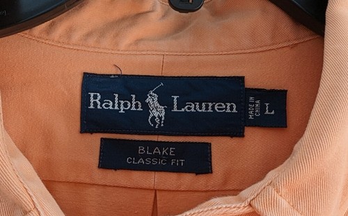 Ralph Lauren Men's Blake Classic Button Down! Orange-Large! Gently Worn - LOOK🤙 - Picture 2 of 5
