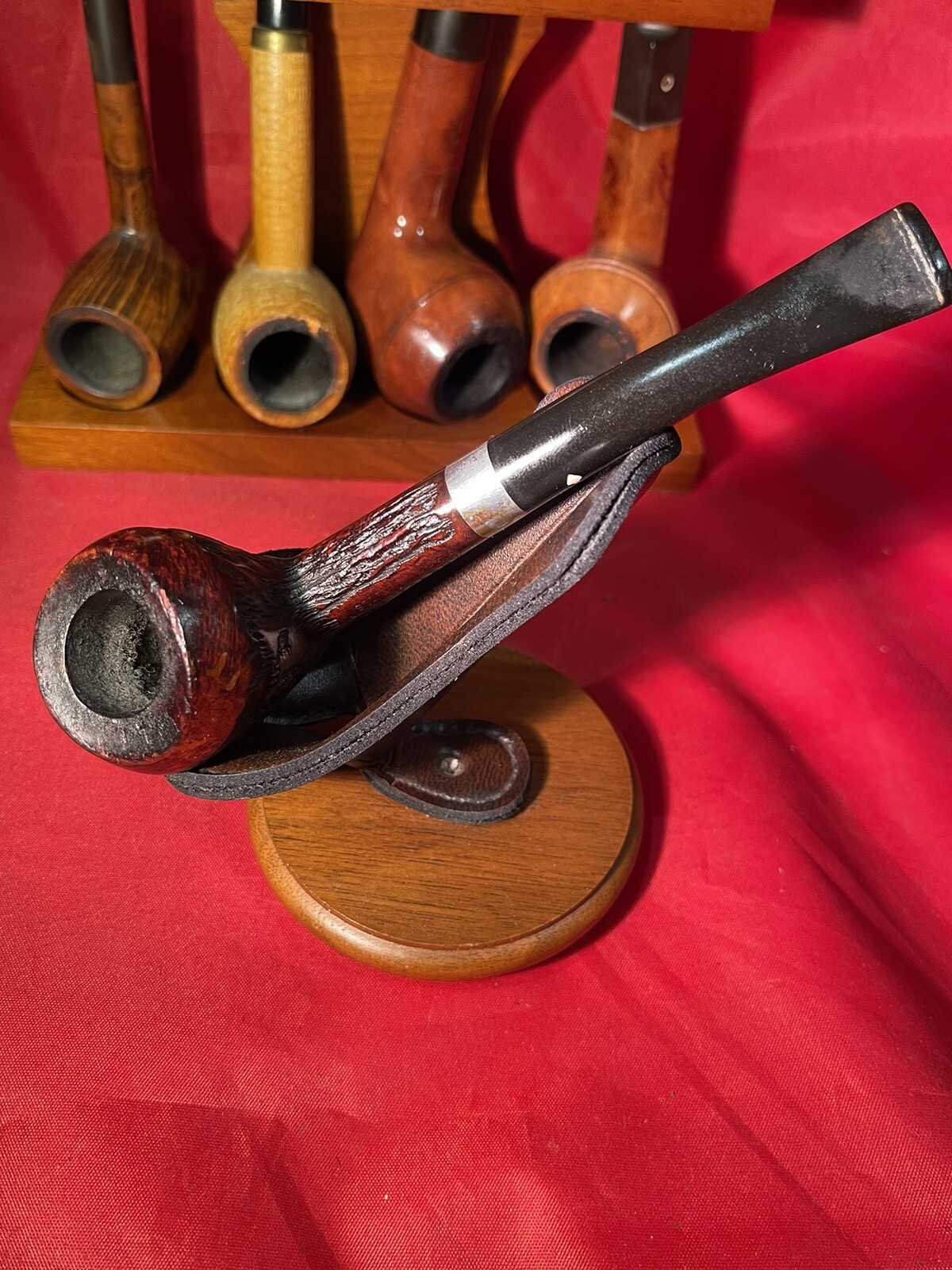 Vintage Dr Grabow Rustic Silver Duke Imported Briar White Spade Tobacco